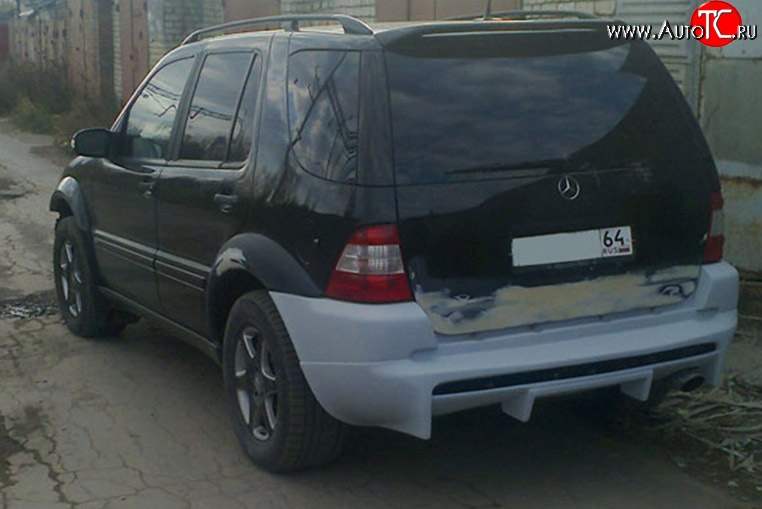 13 649 р. Задний бампер M-VRS Mercedes-Benz ML class W163 дорестайлинг (1997-2001) (Неокрашенный)  с доставкой в г. Йошкар-Ола