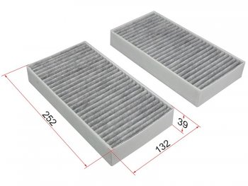 Фильтр салонный (комплект) SAT  ML class  W164, R-Class  W251/V251 ()