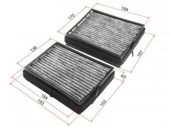 Фильтр салонный (комплект) SAT  C-Class  W203, CLK class  W209 ()