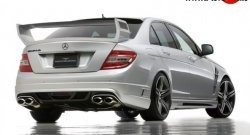 12 599 р. Пороги накладки WALD Mercedes-Benz C-Class W204 дорестайлинг седан (2007-2011) (Неокрашенные)  с доставкой в г. Йошкар-Ола. Увеличить фотографию 2