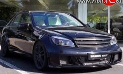 8 149 р. Радиаторная решётка Brabus Bullit Mercedes-Benz C-Class W204 дорестайлинг седан (2007-2011) (Неокрашенная)  с доставкой в г. Йошкар-Ола. Увеличить фотографию 3