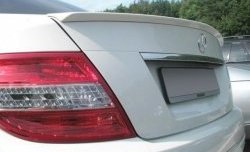 4 499 р. Лип спойлер AMG Style Mercedes-Benz C-Class W204 дорестайлинг седан (2007-2011) (Неокрашенный)  с доставкой в г. Йошкар-Ола. Увеличить фотографию 4