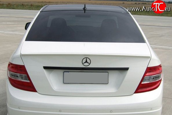 2 269 р. Лип спойлер M-VRS Mercedes-Benz C-Class W204 дорестайлинг седан (2007-2011) (Неокрашенный)  с доставкой в г. Йошкар-Ола