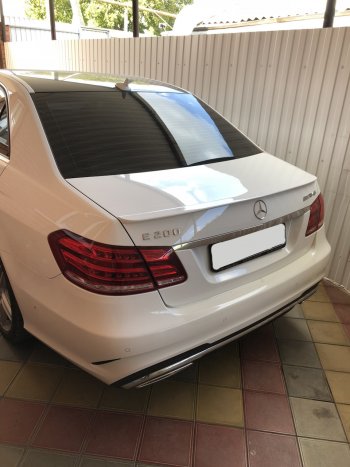 3 399 р. Лип спойлер АВТОКРАТ Лезвие Mercedes-Benz E-Class W212 рестайлинг седан (2013-2017) (Неокрашенный)  с доставкой в г. Йошкар-Ола. Увеличить фотографию 5