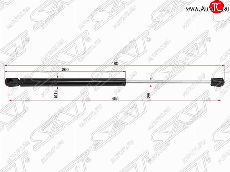 589 р. Упор капота SAT (газовый)  Mercedes-Benz E-Class  W212 (2009-2012) дорестайлинг седан  с доставкой в г. Йошкар-Ола