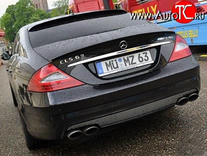 7 199 р. Козырёк на заднее стекло AMG Mercedes-Benz CLS class C219 (2004-2011) (Неокрашенный)  с доставкой в г. Йошкар-Ола