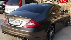 7 199 р. Лип спойлер AMG Mercedes-Benz CLS class C219 (2004-2011) (Неокрашенный)  с доставкой в г. Йошкар-Ола. Увеличить фотографию 2