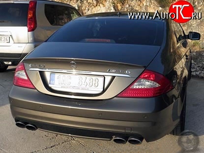 7 199 р. Лип спойлер AMG Mercedes-Benz CLS class C219 (2004-2011) (Неокрашенный)  с доставкой в г. Йошкар-Ола