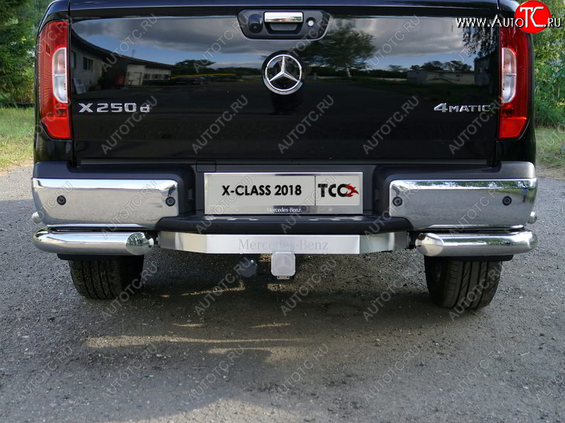 19 999 р. Фаркоп (тягово-сцепное устройство) TCC (надпись Mercedes-Benz)  Mercedes-Benz X class  W470 (2017-2020) (Оцинкованный, шар E)  с доставкой в г. Йошкар-Ола