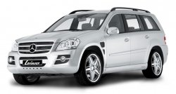 22 499 р. Пластиковые пороги Lorinser Mercedes-Benz GL class X164 дорестайлинг (2006-2009) (Неокрашенные)  с доставкой в г. Йошкар-Ола. Увеличить фотографию 2