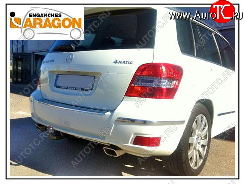 22 699 р. Фаркоп Aragon. (шар A) Mercedes-Benz GLK class X204 дорестайлинг (2008-2012)  с доставкой в г. Йошкар-Ола