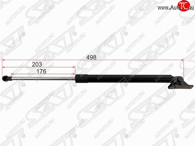 939 р. Правый упор крышки багажника SAT (L498 mm) Mitsubishi ASX 3-ий рестайлинг (2019-2024)  с доставкой в г. Йошкар-Ола