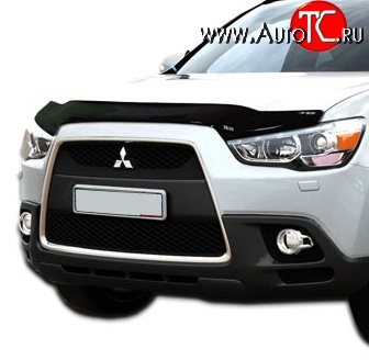 3 199 р. Дефлектор капота NovLine long Mitsubishi ASX дорестайлинг (2010-2012)  с доставкой в г. Йошкар-Ола