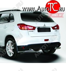 7 109 р. Защита заднего бампера уголки d42 Souz-96 Mitsubishi ASX 1-ый рестайлинг (2013-2016)  с доставкой в г. Йошкар-Ола