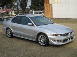 4 849 р. Пороги накладки VR4 SUPER  Mitsubishi Galant  8 (1996-1998)  дорестайлинг седан (Неокрашенные)  с доставкой в г. Йошкар-Ола. Увеличить фотографию 1