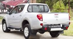 2 249 р. Брызговики задние RA (выносом 50 мм) Mitsubishi L200 5 KK,KL дорестайлинг (2015-2019)  с доставкой в г. Йошкар-Ола. Увеличить фотографию 2