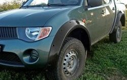 16 999 р. Расширители арок RA (комплект, 90 мм, Standart) Mitsubishi L200 4  дорестайлинг (2006-2014) (Поверхность шагрень)  с доставкой в г. Йошкар-Ола. Увеличить фотографию 1