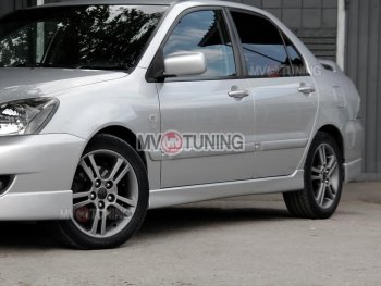 5 249 р. Пороги накладки Sport 2.0 Mitsubishi Lancer 9 1-ый рестайлинг седан (2003-2005) (Неокрашенные)  с доставкой в г. Йошкар-Ола. Увеличить фотографию 5