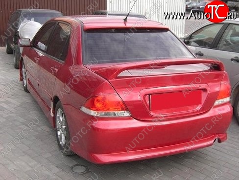 4 599 р. Козырёк на заднее стекло CT Mitsubishi Lancer 9 1-ый рестайлинг седан (2003-2005) (Неокрашенный)  с доставкой в г. Йошкар-Ола