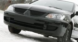 789 р. Реснички на фары RA Sport  Mitsubishi Lancer  9 (2005-2009) 2-ой рестайлинг седан, 2-ой рестайлинг универсал (Неокрашенные)  с доставкой в г. Йошкар-Ола. Увеличить фотографию 2