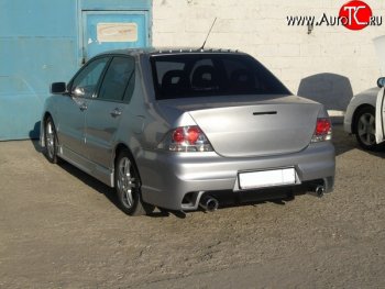 18 499 р. Задний бампер INGS Extreem  Mitsubishi Lancer  9 (2003-2009) 1-ый рестайлинг седан, 2-ой рестайлинг седан (Неокрашенный)  с доставкой в г. Йошкар-Ола. Увеличить фотографию 3