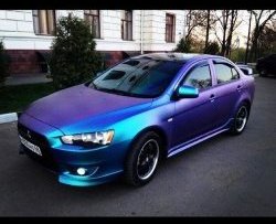 3 999 р. Пороги накладки Сток 2л Mitsubishi Lancer 10 седан дорестайлинг (2007-2010) (Неокрашенные)  с доставкой в г. Йошкар-Ола. Увеличить фотографию 3