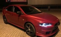 Реснички на фары Style Mitsubishi Lancer 10 хэтчбэк дорестайлинг (2007-2010)