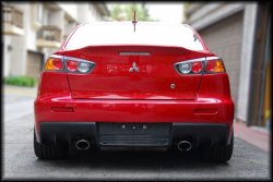 4 149 р. Лип спойлер DUCKBILL Mitsubishi Lancer 10 седан дорестайлинг (2007-2010) (Неокрашенный)  с доставкой в г. Йошкар-Ола. Увеличить фотографию 3