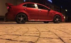 7 999 р. Спойлер ЭВО Mitsubishi Lancer 10 седан дорестайлинг (2007-2010) (Неокрашенный)  с доставкой в г. Йошкар-Ола. Увеличить фотографию 2