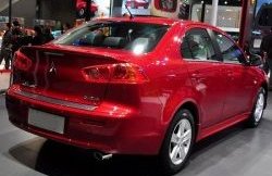 2 049 р. Лип спойлер M-VRS Mitsubishi Lancer 10 седан дорестайлинг (2007-2010) (Неокрашенный)  с доставкой в г. Йошкар-Ола. Увеличить фотографию 3