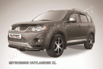 защита переднего бампера Slitkoff Mitsubishi Outlander XL (CW)  дорестайлинг (2005-2009)