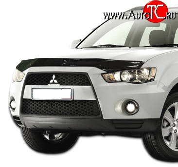 3 299 р. Дефлектор капота NovLine Mitsubishi Outlander XL (CW)  рестайлинг (2010-2013)  с доставкой в г. Йошкар-Ола