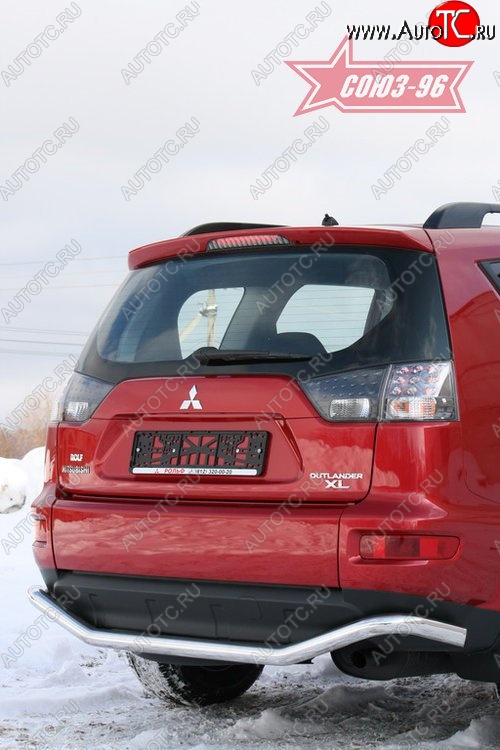 10 799 р. Защита заднего бампера Souz-96 (d60) Mitsubishi Outlander XL (CW)  рестайлинг (2010-2013)  с доставкой в г. Йошкар-Ола