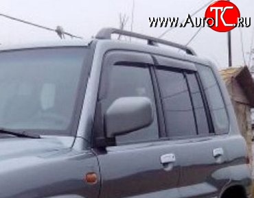 999 р. Комплект дефлекторов окон (ветровиков) 4 шт. (5 дверей) Russtal Mitsubishi Pajero iO (1998-2007)  с доставкой в г. Йошкар-Ола