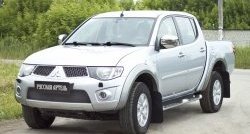 2 179 р. Защитная сетка решетки переднего бампера РА Mitsubishi Pajero Sport PB дорестайлинг (2008-2013)  с доставкой в г. Йошкар-Ола. Увеличить фотографию 3