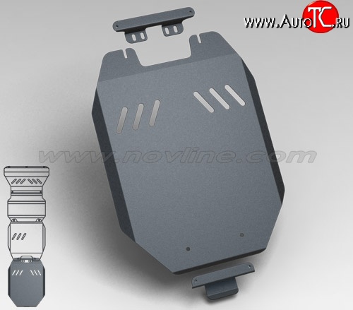 789 р. Защита раздаточной коробки Novline (3.2, АКПП/МКПП, 3 мм) Mitsubishi Pajero Sport PB дорестайлинг (2008-2013)  с доставкой в г. Йошкар-Ола