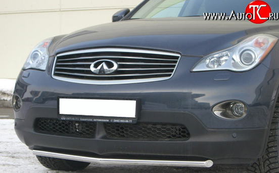 14 399 р. Защита переднего бампера (Ø42 мм, нержавейка) SLITKOFF INFINITI EX35 J50 (2007-2013)  с доставкой в г. Йошкар-Ола