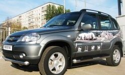 12 999 р. Одинарная защита переднего бампера Bertone диаметром 76 мм  Chevrolet Niva  2123 (2009-2020), Лада 2123 (Нива Шевроле) (2009-2021)  с доставкой в г. Йошкар-Ола. Увеличить фотографию 3