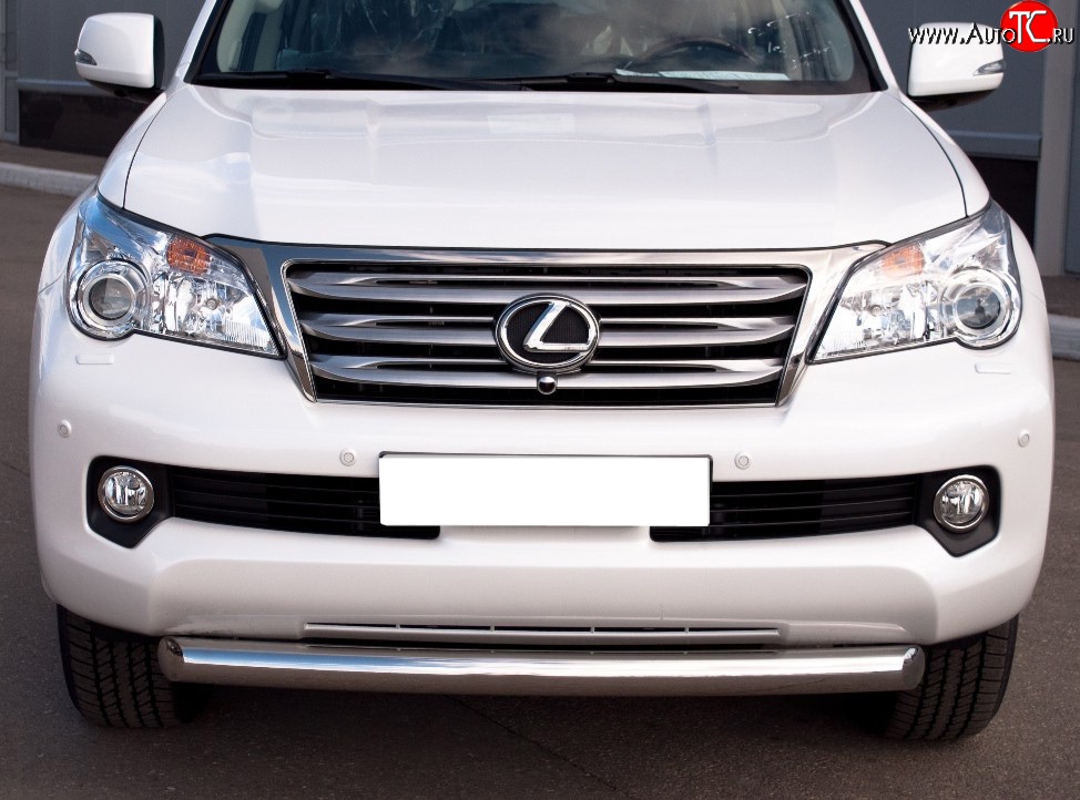 14 549 р. Одинарная защита переднего бампера SLITKOFF 76 мм  Lexus GX460  J150 (2009-2013) дорестайлинг  с доставкой в г. Йошкар-Ола