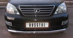 20 449 р. Одинарная защита переднего бампера SLITKOFF 76 мм Lexus GX470 J120 дорестайлинг (2002-2007)  с доставкой в г. Йошкар-Ола. Увеличить фотографию 2