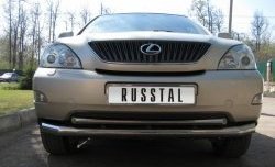 16 999 р. Защита переднего бампера (2 трубыØ63 и 42 мм, нержавейка) SLITKOFF  Lexus RX300  XU30 - RX350  XU30  с доставкой в г. Йошкар-Ола. Увеличить фотографию 2