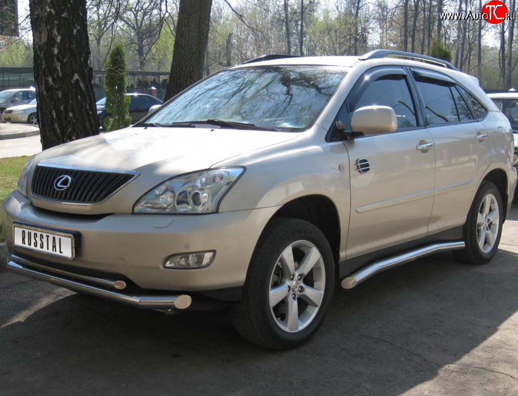 23 799 р. Защита порогов из труб d76 SLITKOFF  Lexus RX300  XU30 - RX350  XU30  с доставкой в г. Йошкар-Ола