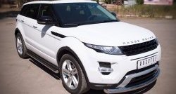 13 349 р. Одинарная защита переднего бампера SLITKOFF диаметром 76 мм (Dynamic) Land Rover Range Rover Evoque 1 L538 дорестайлинг 5 дв. (2011-2015)  с доставкой в г. Йошкар-Ола. Увеличить фотографию 2