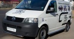 17 499 р. Одинарная защита переднего бампера SLITKOFF диаметром 63 мм Volkswagen Transporter T5 дорестайлинг (2003-2009)  с доставкой в г. Йошкар-Ола. Увеличить фотографию 4