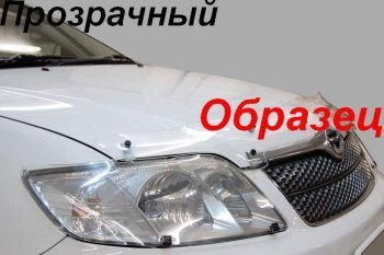 2 059 р. Дефлектор капота CA-Plastiс  Nissan Almera  N16 (2000-2003) седан дорестайлинг (серия Classic прозрачный, Без надписи)  с доставкой в г. Йошкар-Ола. Увеличить фотографию 2