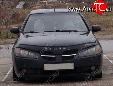 999 р. Дефлектор капота Russtal Nissan Almera N16 седан дорестайлинг (2000-2003)  с доставкой в г. Йошкар-Ола