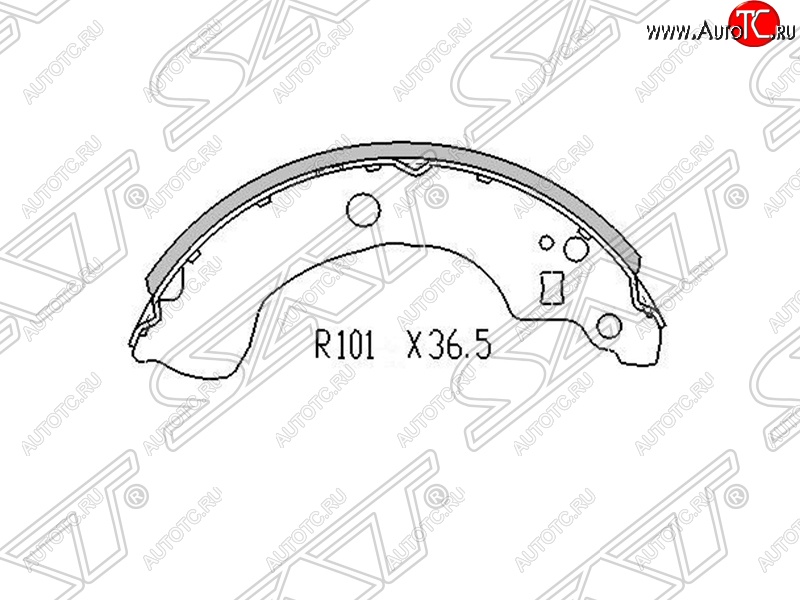 1 169 р. Колодки тормозные SAT (задние) Nissan Almera N16 седан дорестайлинг (2000-2003)  с доставкой в г. Йошкар-Ола