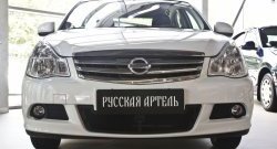 1 799 р. Защитная сетка решетки переднего бампера РА  Nissan Almera  G15 (2012-2019) седан  с доставкой в г. Йошкар-Ола. Увеличить фотографию 2