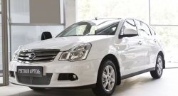 1 799 р. Защитная сетка решетки переднего бампера РА  Nissan Almera  G15 (2012-2019) седан  с доставкой в г. Йошкар-Ола. Увеличить фотографию 3