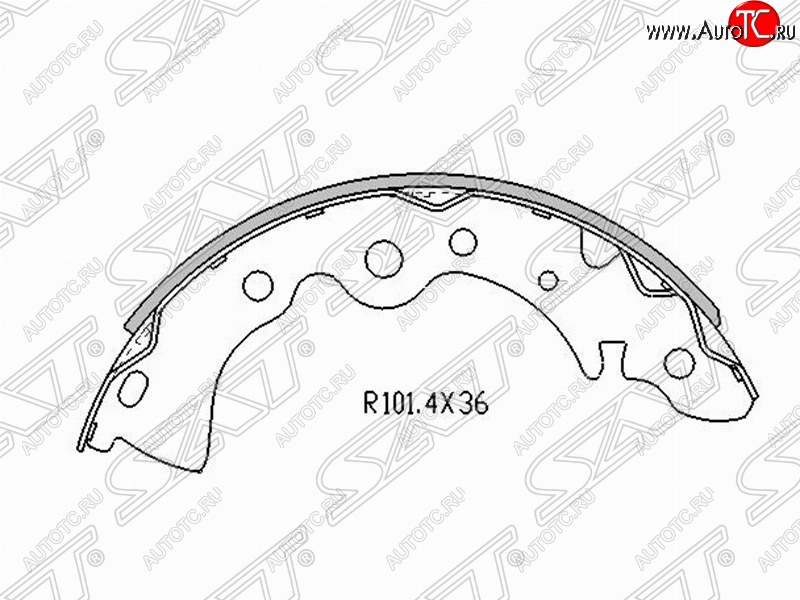 1 399 р. Колодки тормозные задние EURO SAT  Nissan Almera Classic  седан (2006-2013) B10  с доставкой в г. Йошкар-Ола